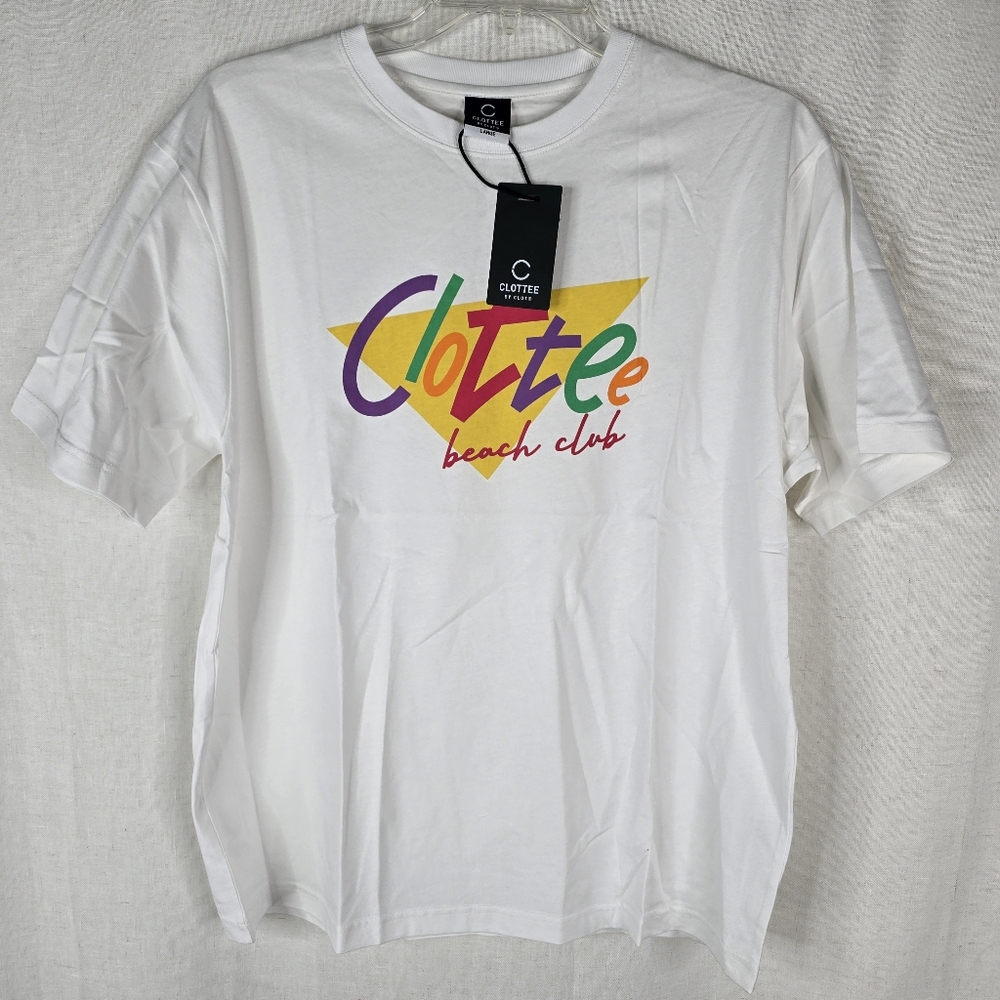 Clot Clottee Mens Large Beach Club Tshirt New